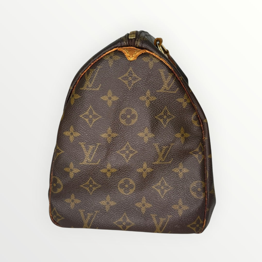 Louis Vuitton Speedy 30 Mini Boston Bag, M41526 SP0874, Monogram Brown Leather