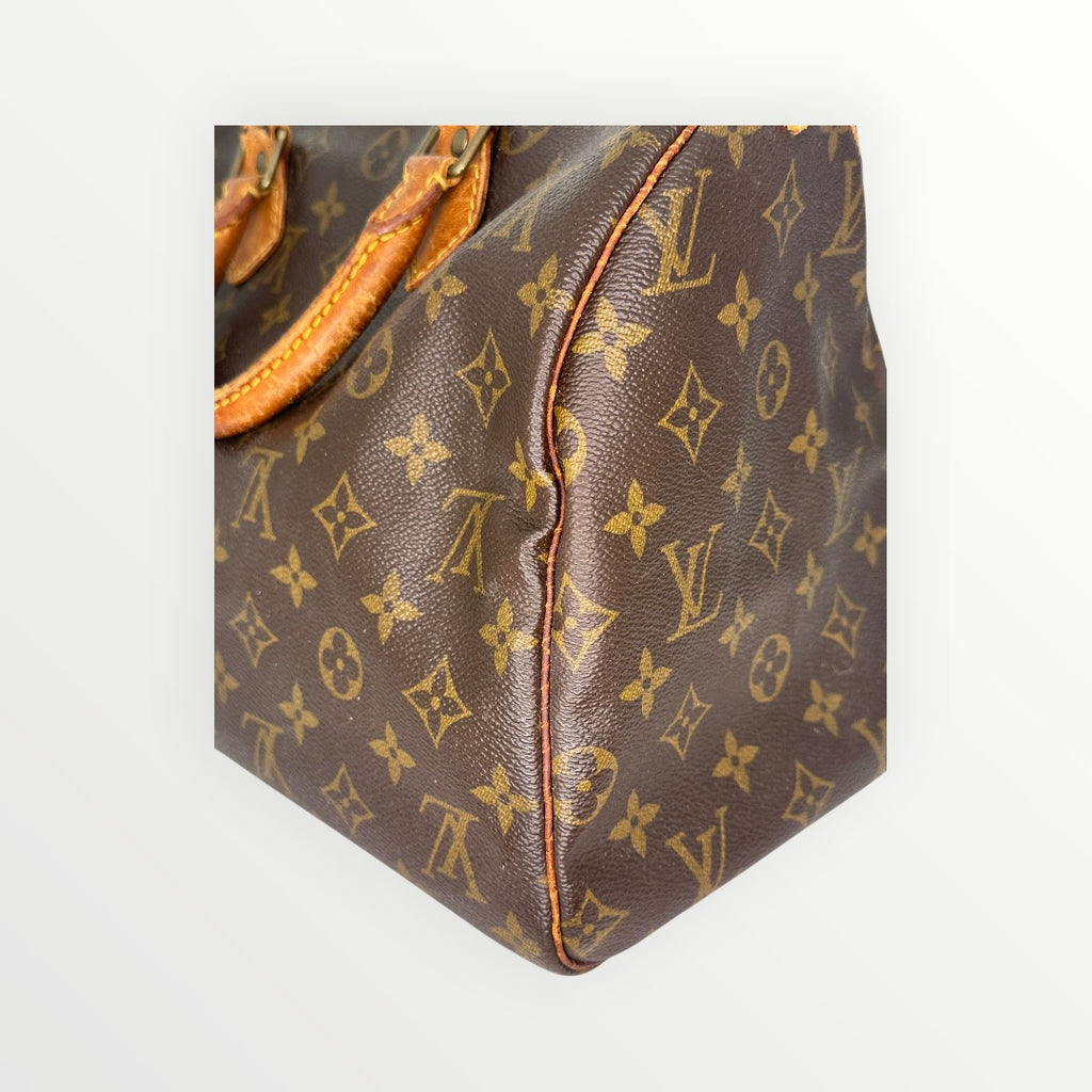 Louis Vuitton Speedy 30 Mini Boston Bag, M41526 SP0874, Monogram Brown Leather