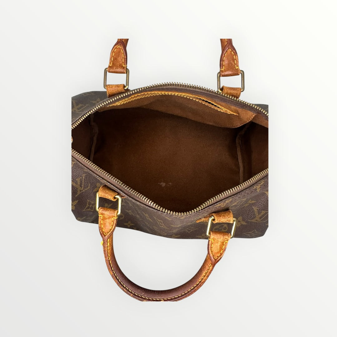 Louis Vuitton Speedy 30 Mini Boston Bag, M41526 SP0874, Monogram Brown Leather
