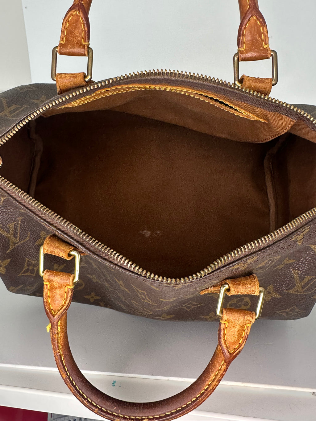 Louis Vuitton Neverfull MM M40156 Monogram Brown Tote Bag