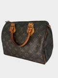 LOUIS VUITTON Speedy 25 Monogram Handbag M41528 (Key Missing) Mini Boston Bag