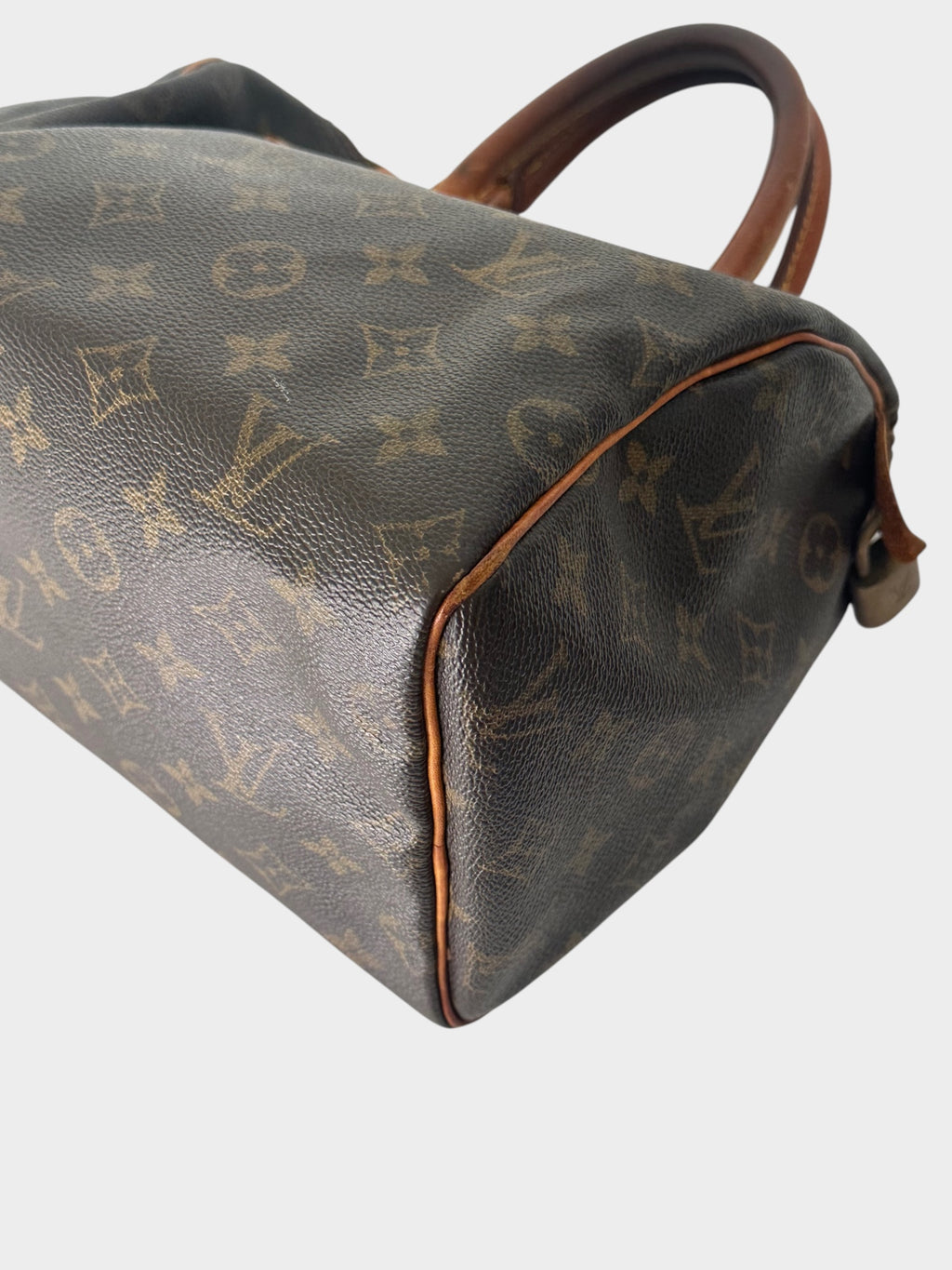 LOUIS VUITTON Speedy 25 Monogram Handbag M41528 (Key Missing) Mini Boston Bag