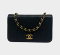 CHANEL Matelassé Mini Push-Lock Chain Shoulder Bag