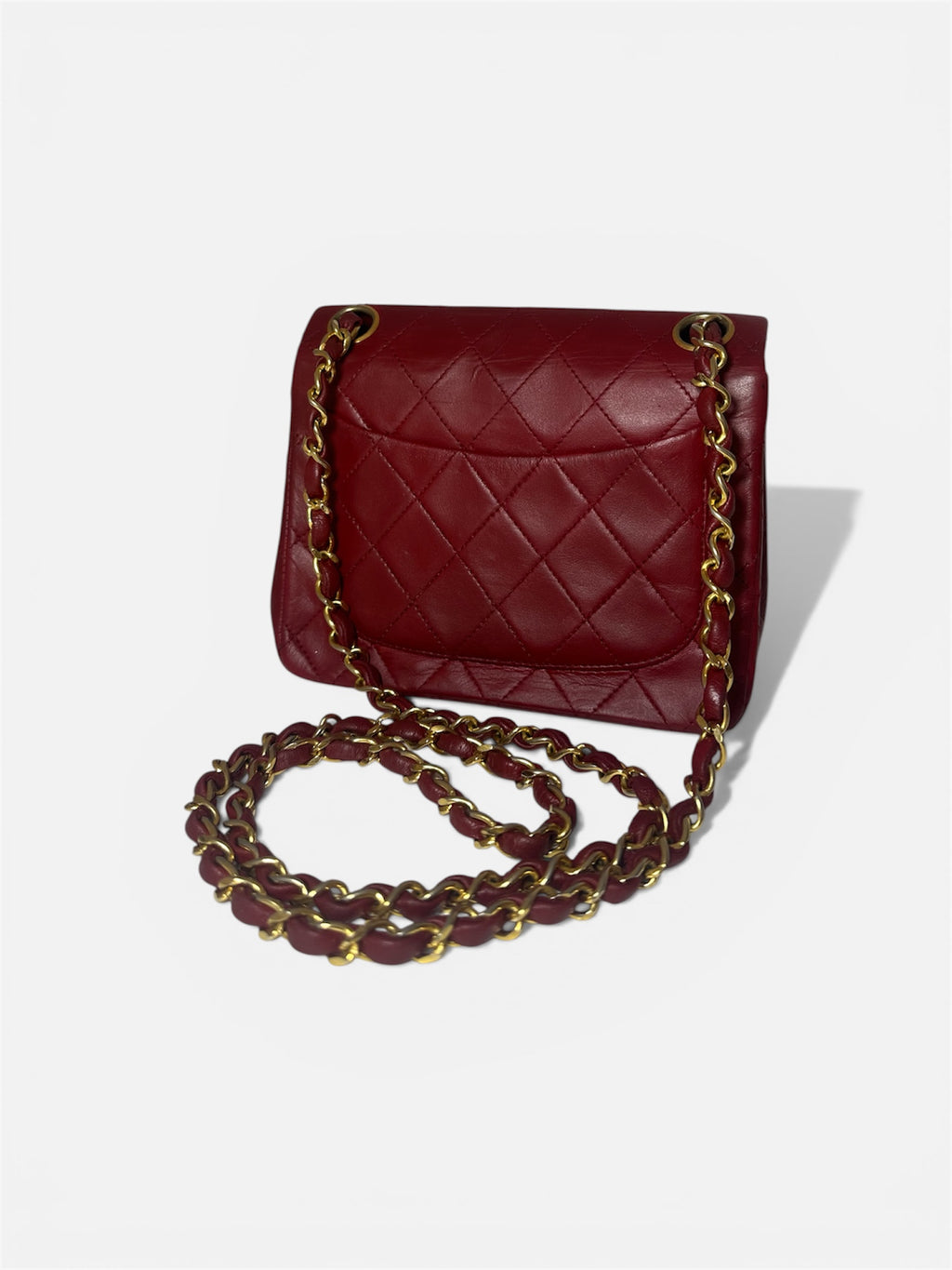 Chanel Mini Matelassé Turnlock Coco Mark Lambskin Chain Shoulder Bag