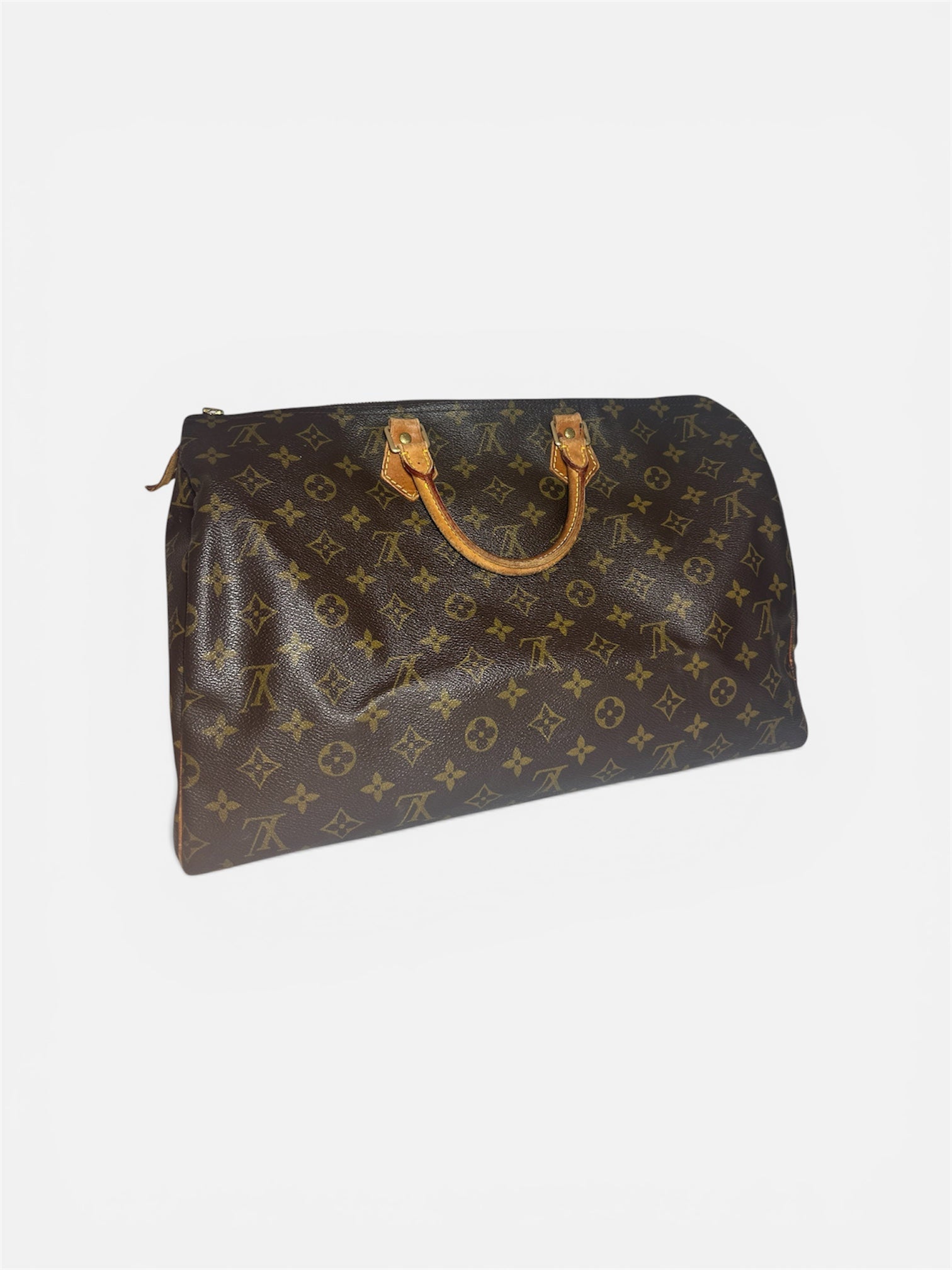 Louis Vuitton Monogram Speedy 30 Handbag Boston Bag Authentic No Padlock