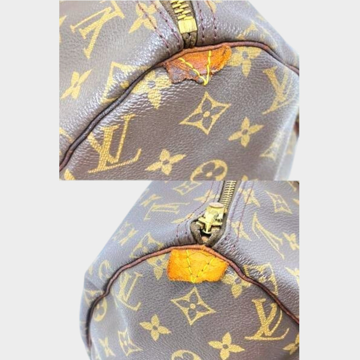 LOUIS VUITTON M41522 SP0997 Monogram Speedy 40 Tasche Boston Bag (Repaired)