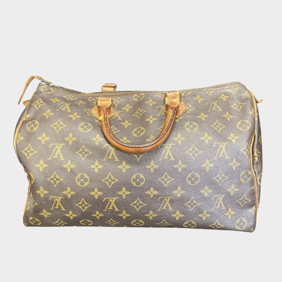 Louis Vuitton Monogram Speedy 35 Speedy35 M41107 Handbag Boston Bag Brown Vintage