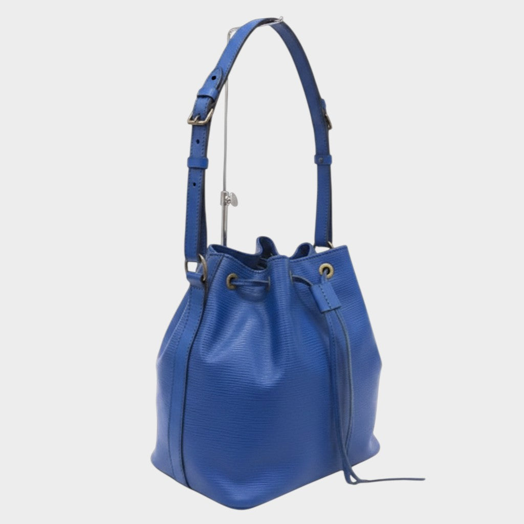 Louis Vuitton Epi Noe M44005 Drawstring Shoulder Bag, Toledo Blue, Women's