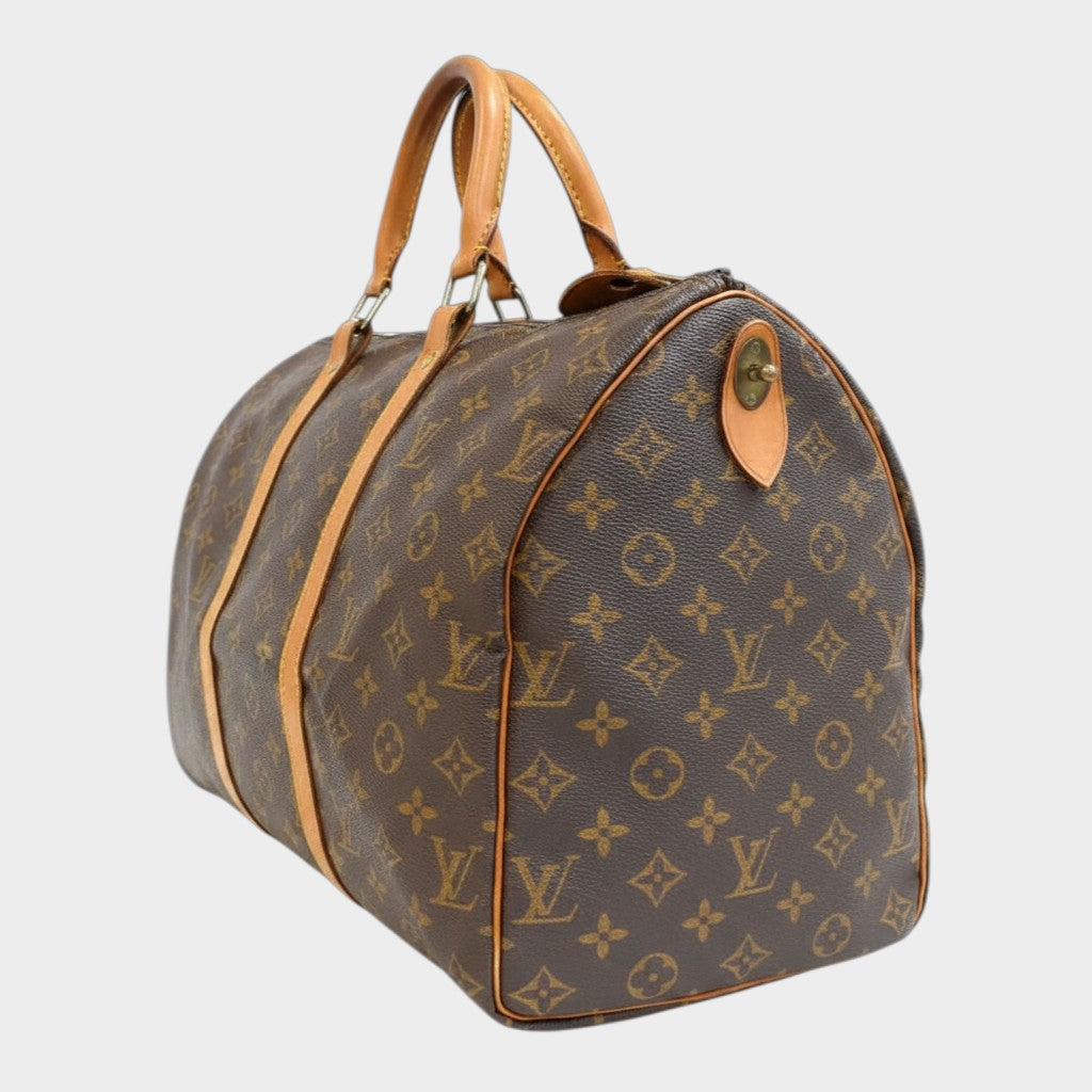 LOUIS VUITTON Keepall 45 Boston Bag M41428 Monogram Brown