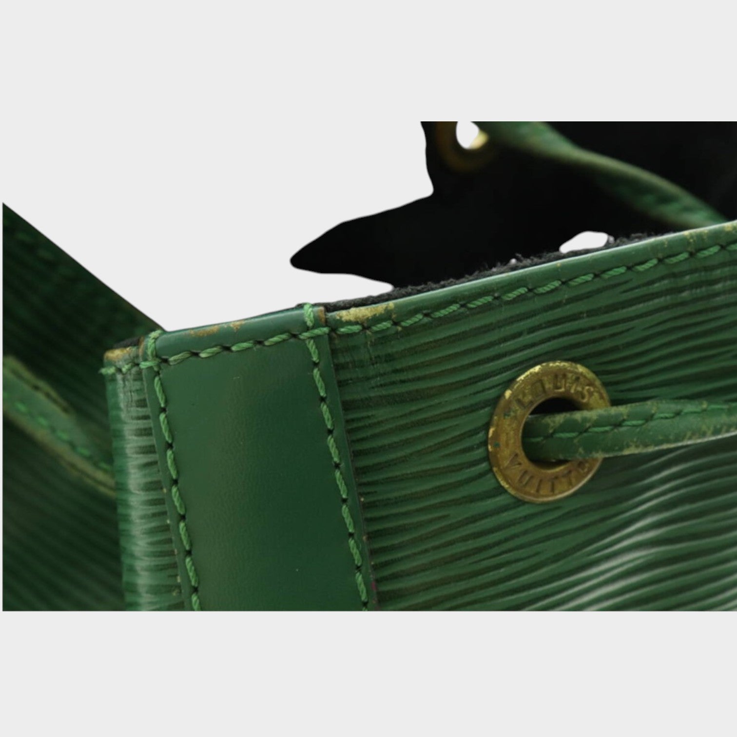LOUIS VUITTON One-Shoulder Bag Petit Noé Epi Leather Shoulder Bag Drawstring Bag Women's Green Used