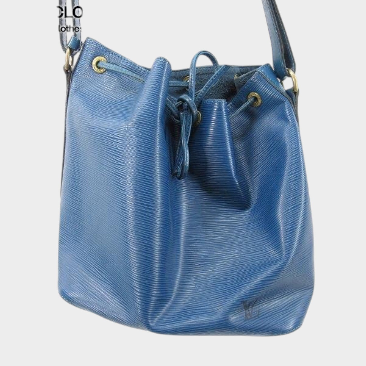 LOUIS VUITTON Epi Petit Noé Shoulder Bag, Blue, M44105 /080
