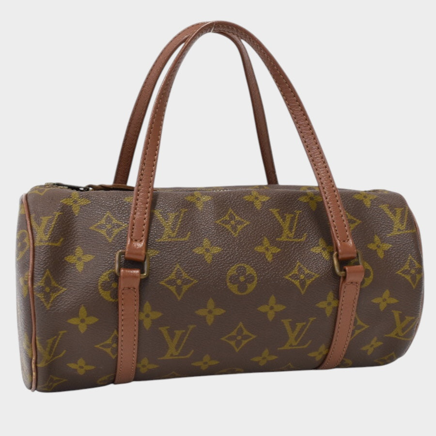 Excellent Condition LOUIS VUITTON Papillon 26 Handbag M51386 Monogram Brown