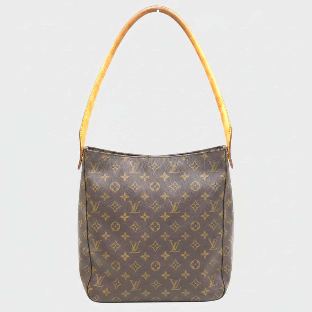 Louis Vuitton Monogram Looping GM Shoulder Bag M51145 One-Shoulder Bag with Padlock