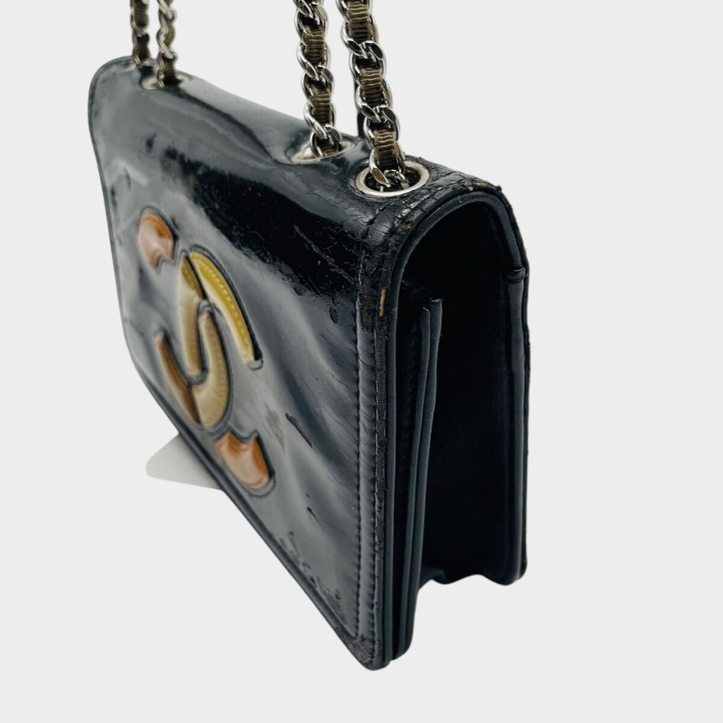 CHANEL Lipstick Coco Mark Enamel Double Chain Tasche Bag, Serie