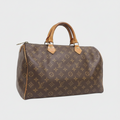 Louis Vuitton Vintage Monogram Speedy 35 TALON Zip USA Handbag Tasche