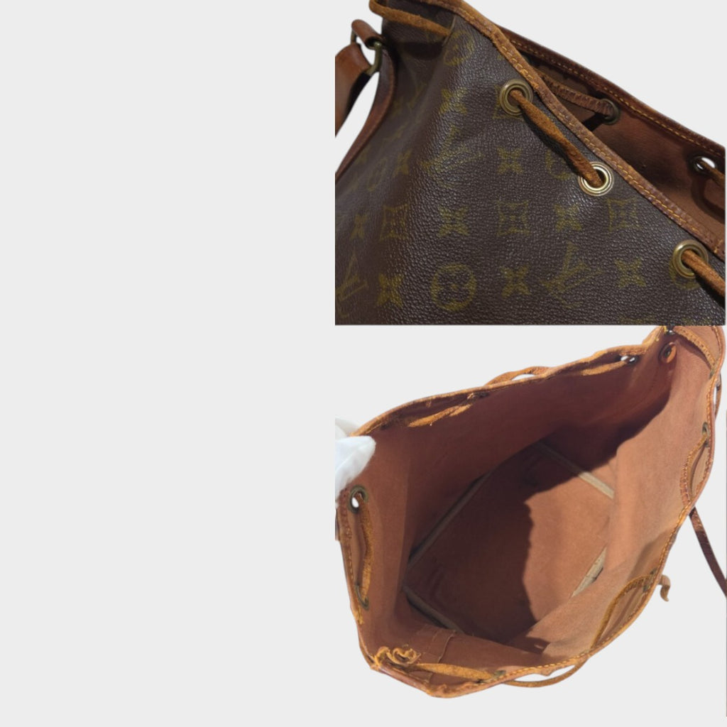 Louis Vuitton Monogram Petit Noé Drawstring Shoulder Bag Tasche