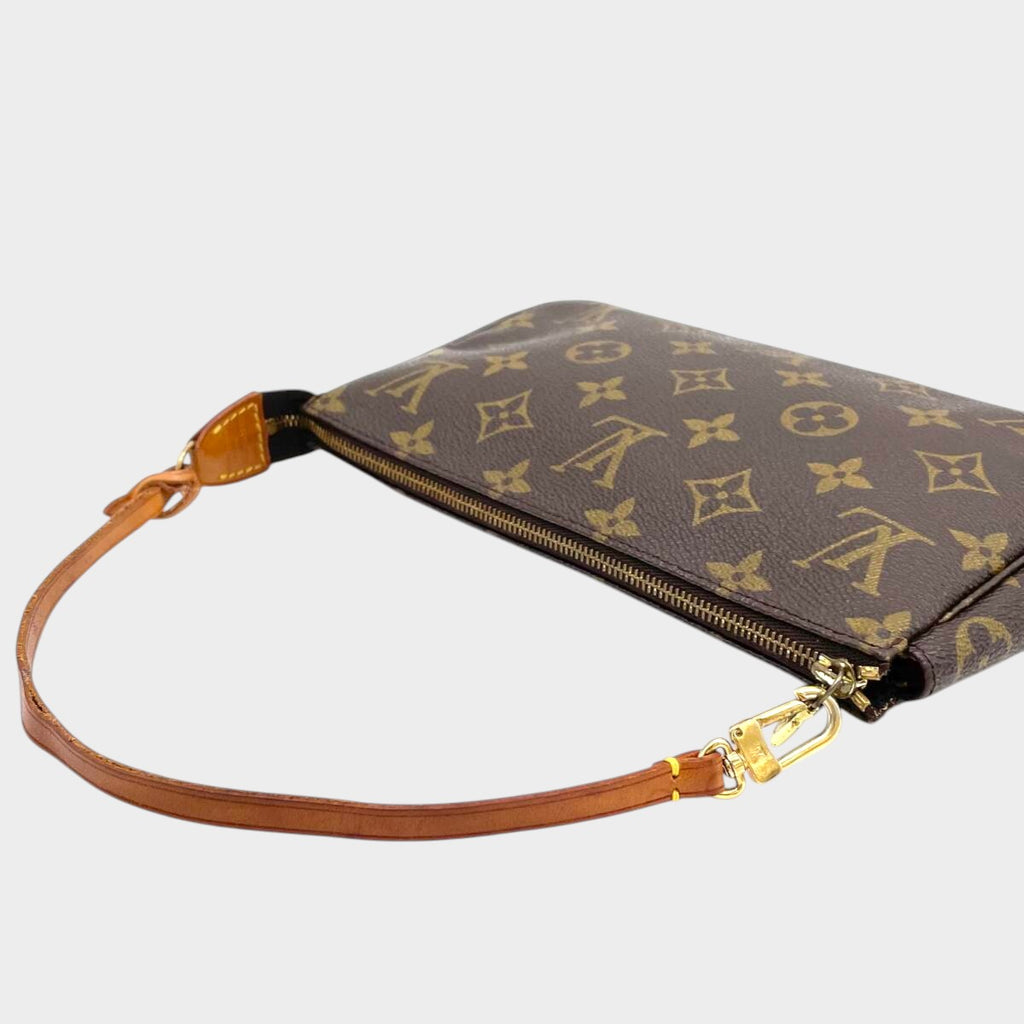 Excellent Condition LOUIS VUITTON Monogram Pochette Accessoires Accessory Pouch Handbag M51980