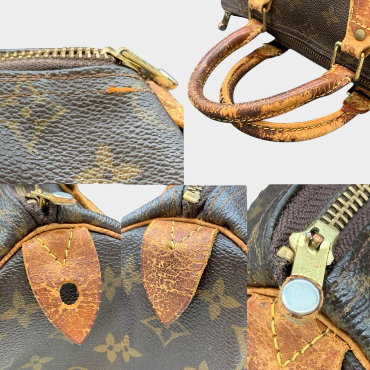 LOUIS VUITTON Louis Vuitton Mini Boston Bag Monogram Speedy 25 (Stained) SP0916 Brand