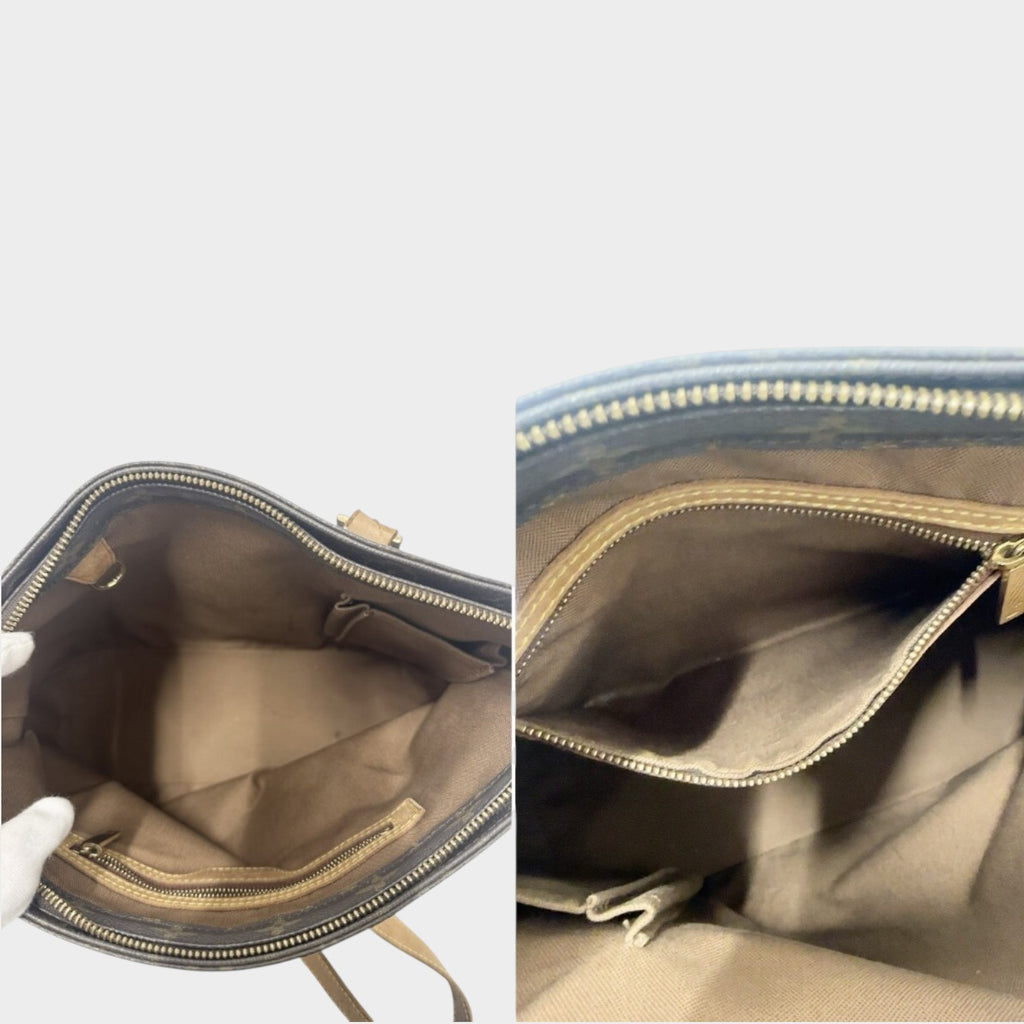 Louis Vuitton Monogram Cabas Piano M51148 Tote Bag Handbag Tasche