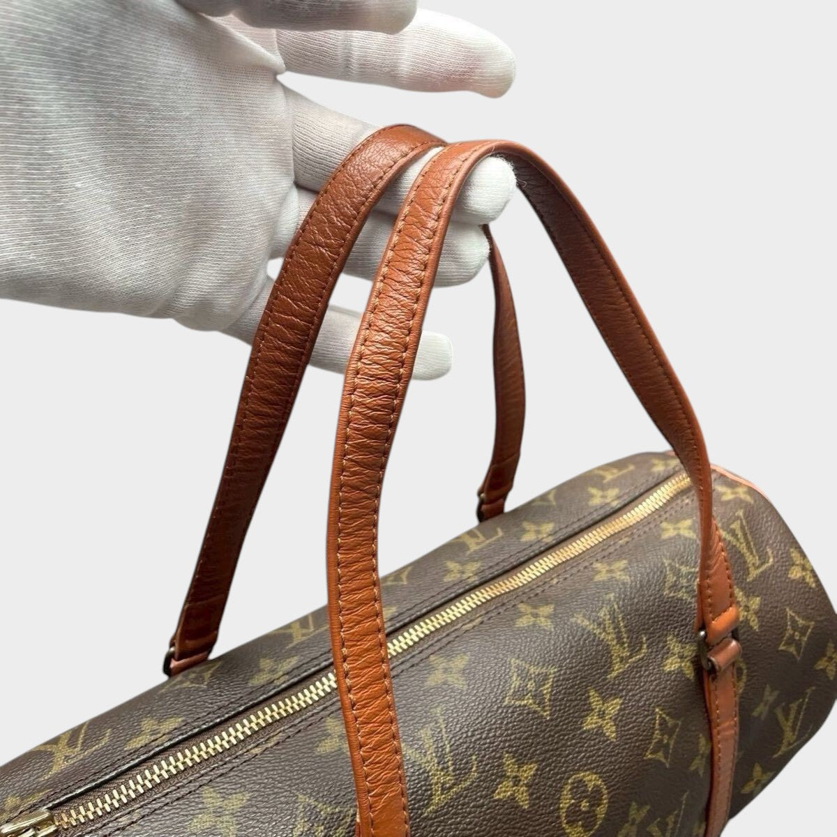 Louis Vuitton Monogram Papillon 26 Handbag Mini Bag Mini Boston Authentic Serial 832