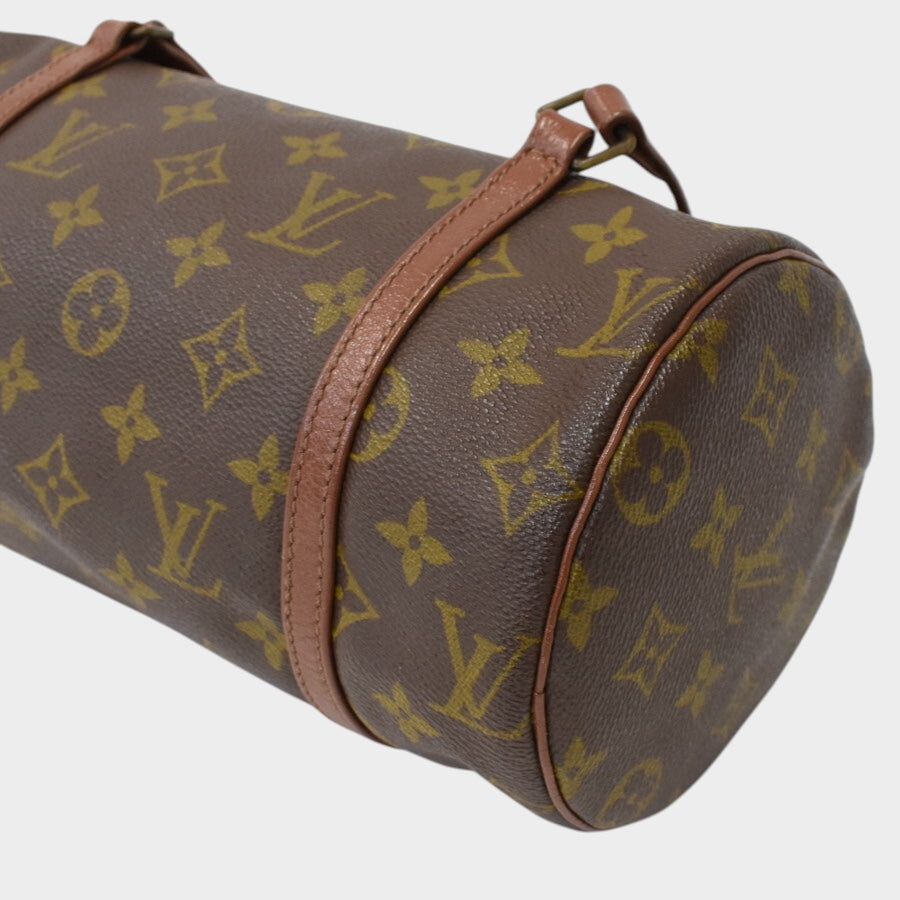 Excellent Condition LOUIS VUITTON Papillon 26 Handbag M51386 Monogram Brown