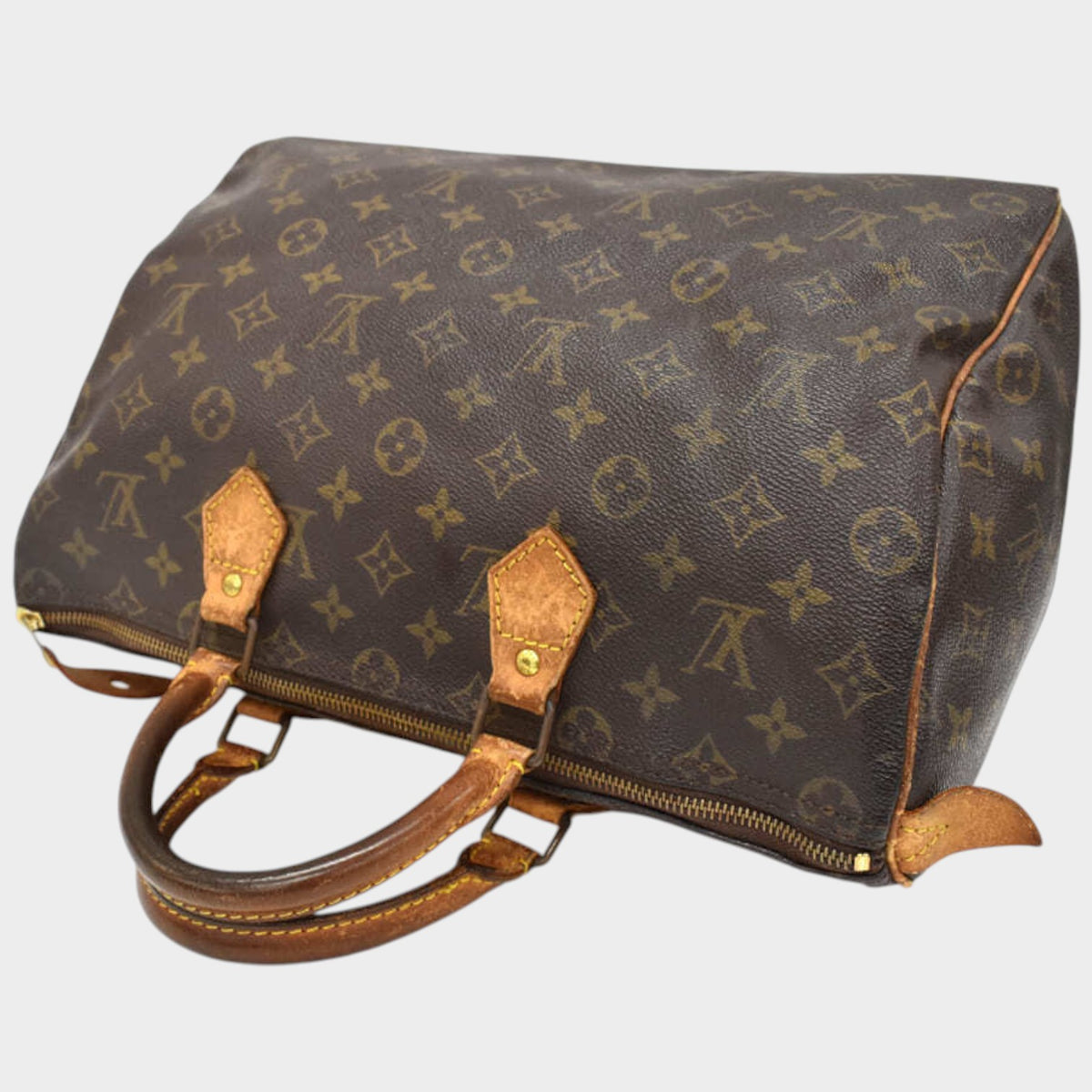Louis Vuitton Handbag Speedy 35 M41524 Monogram Canvas Leather Tasche