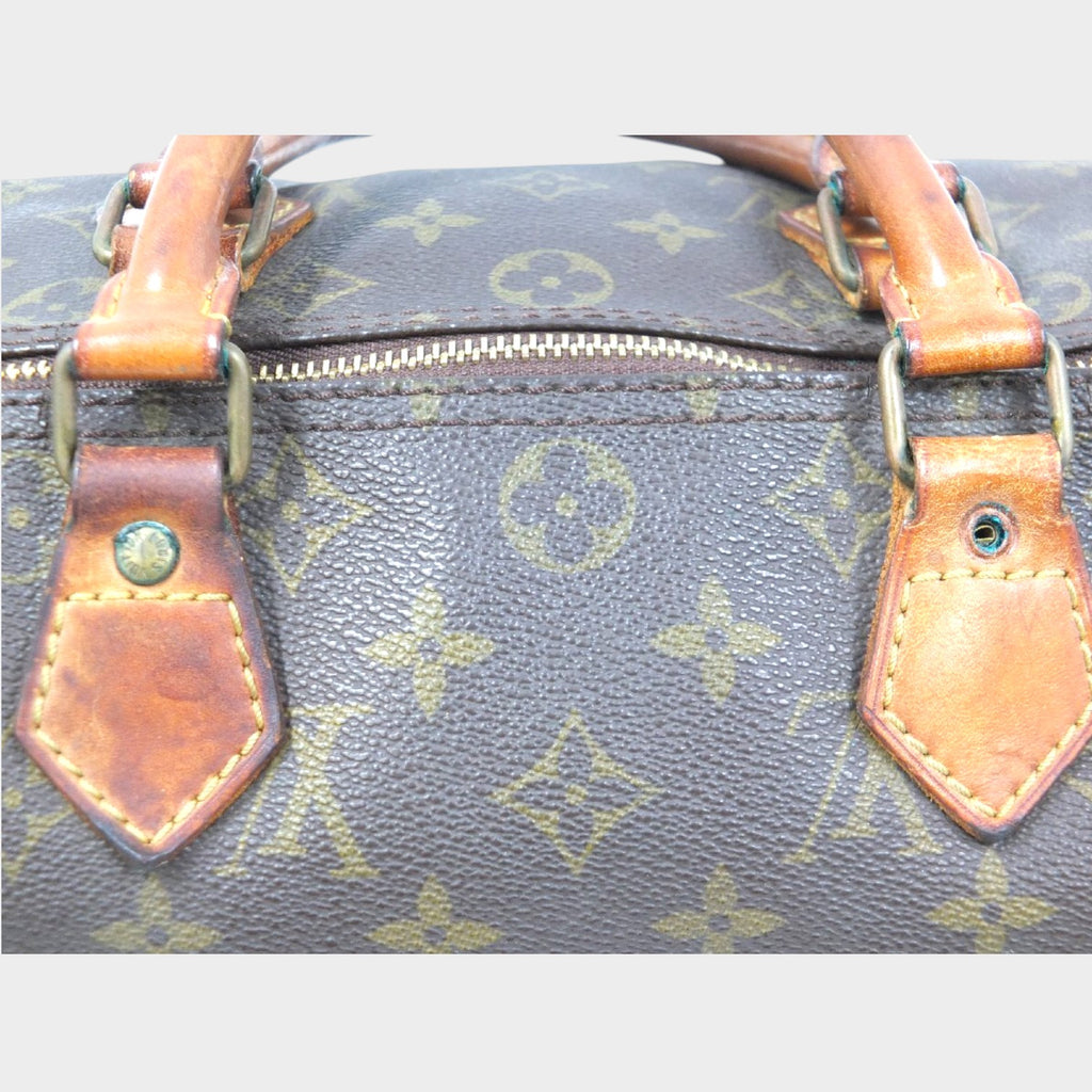 Louis Vuitton Monogram Line Speedy Mini Boston Bag Handbag