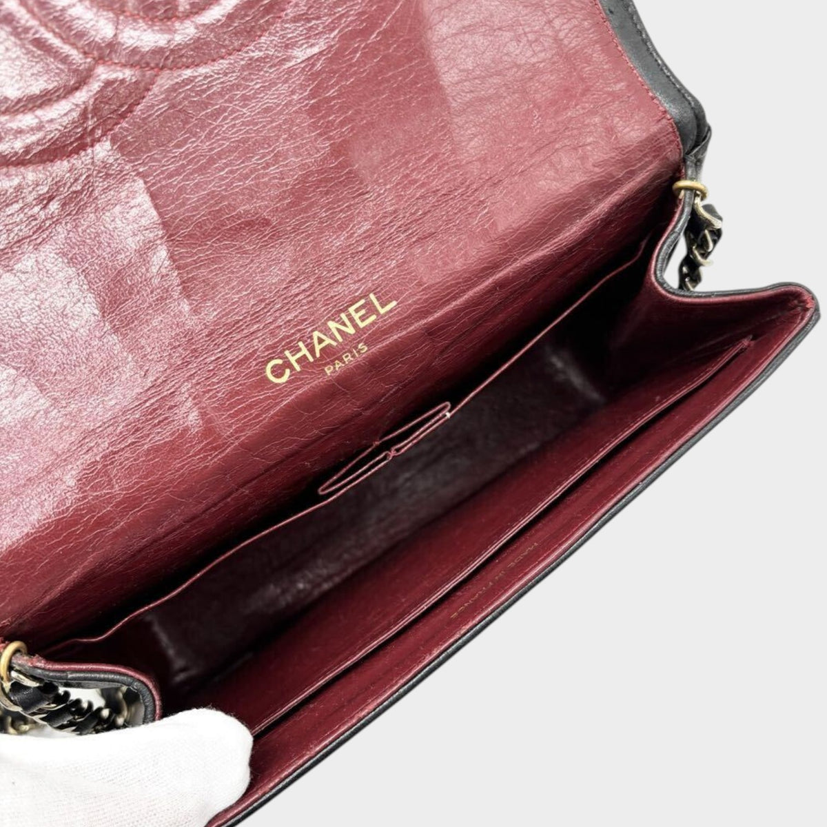 [Excellent condition] CHANEL Mademoiselle Lambskin Chain Shoulder Tasche