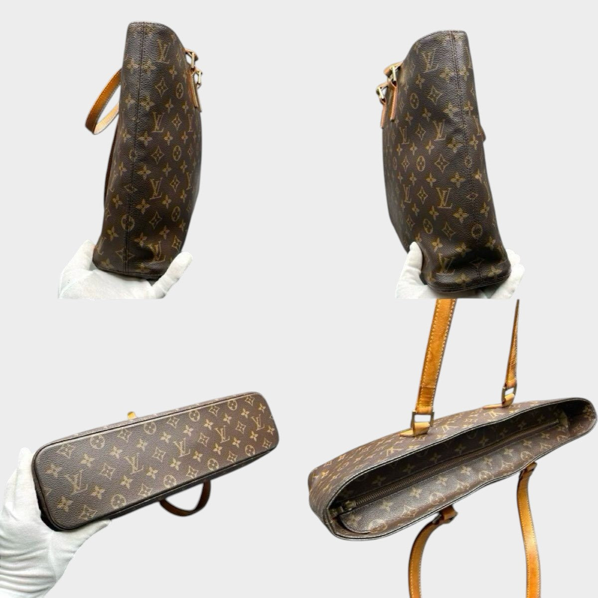 LOUIS VUITTON Monogram Luco Tote Tasche M51155 Serial SR0020