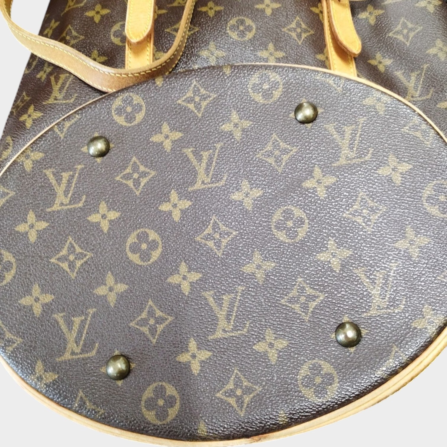 Louis Vuitton Monogram Bucket GM Tote with Pouch Tasche