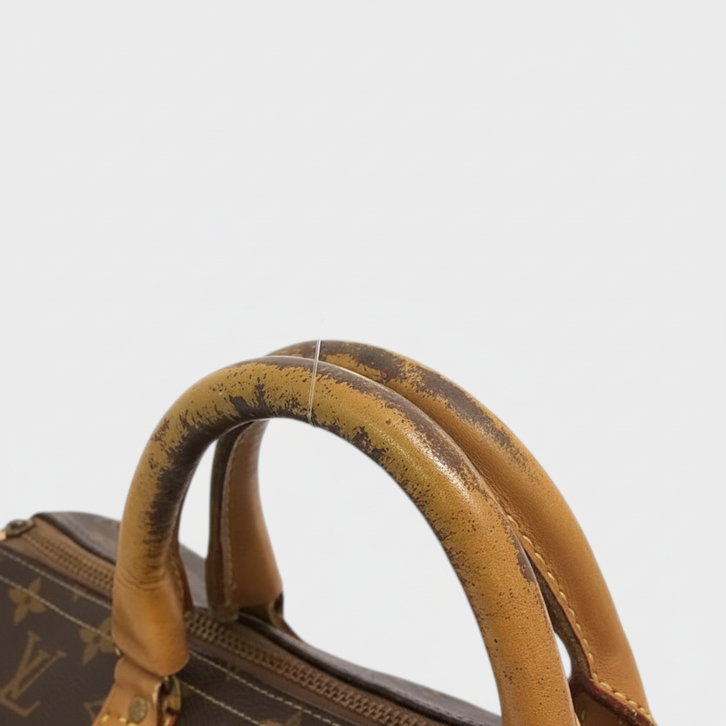 Louis Vuitton Vintage Monogram Speedy 35 TALON Zip USA Handbag Tasche