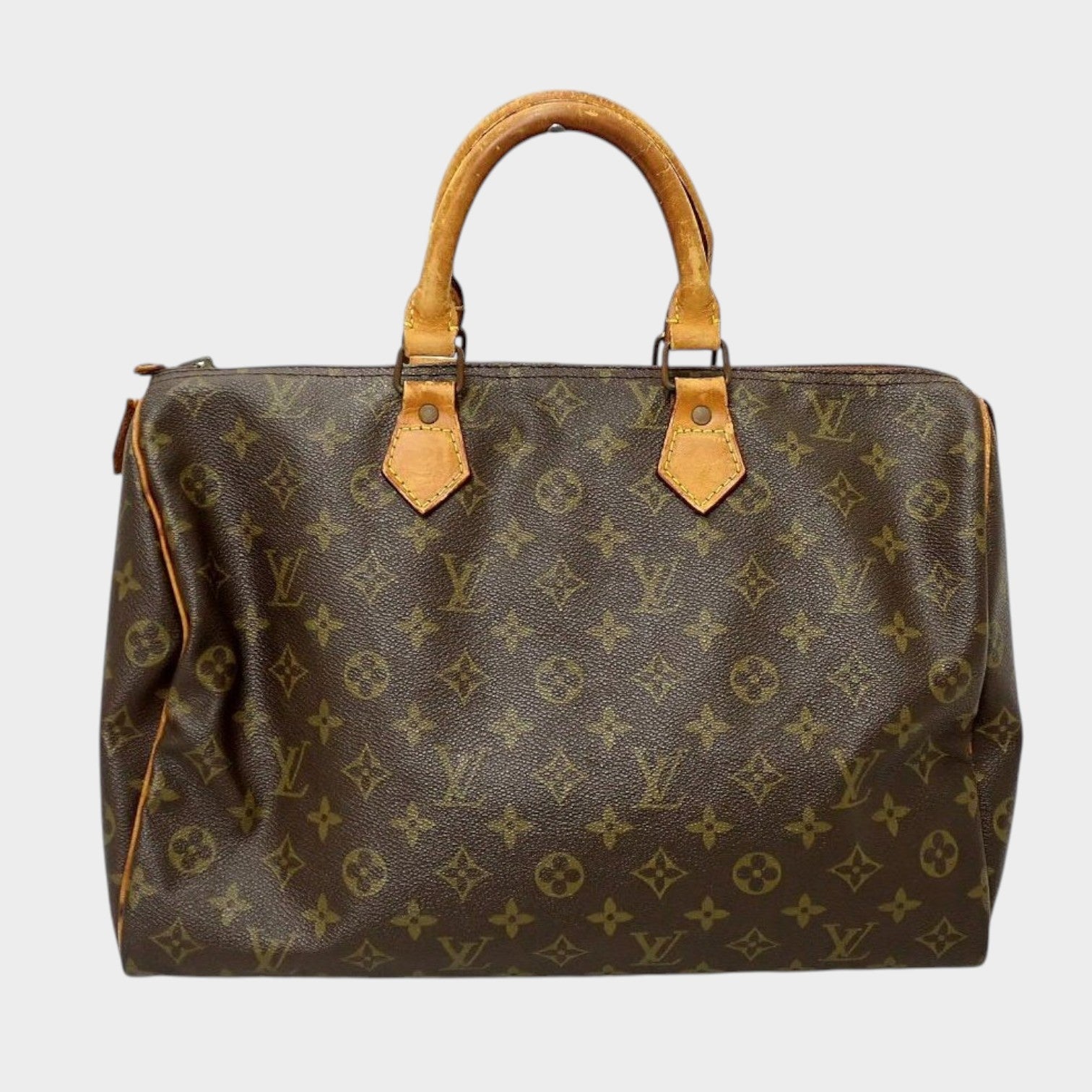 Louis Vuitton Monogram Speedy 35 Boston Bag M41524/Tasche/Dark