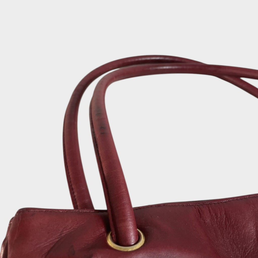 CHANEL Vintage Large Coco Mark Tote Handbag, Lambskin, Tasche