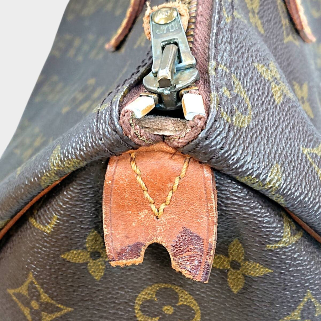 LOUIS VUITTON Monogram Line Speedy 35 Handbag M41524