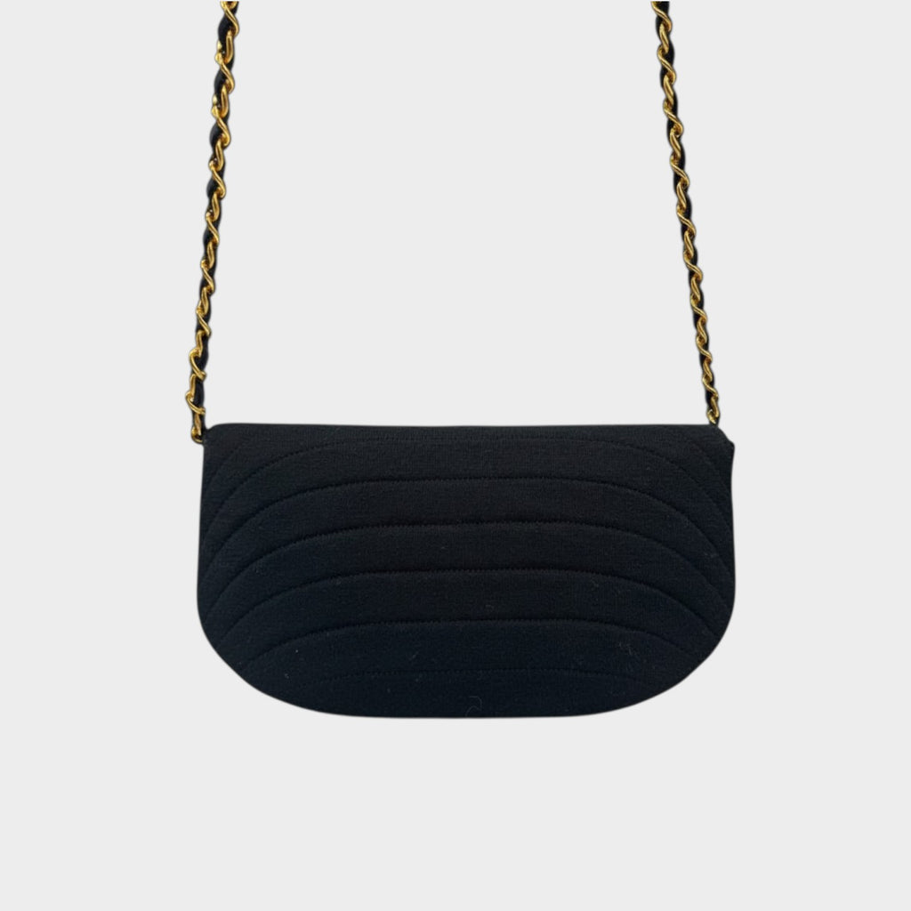 [Excellent Condition] CHANEL Mademoiselle Coco Mark Turnlock Chain Shoulder Bag