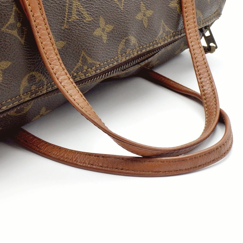 Louis Vuitton M51386 Old Model Papillon 26 Monogram Brown Cylindrical Handbag Mini Boston Vintage