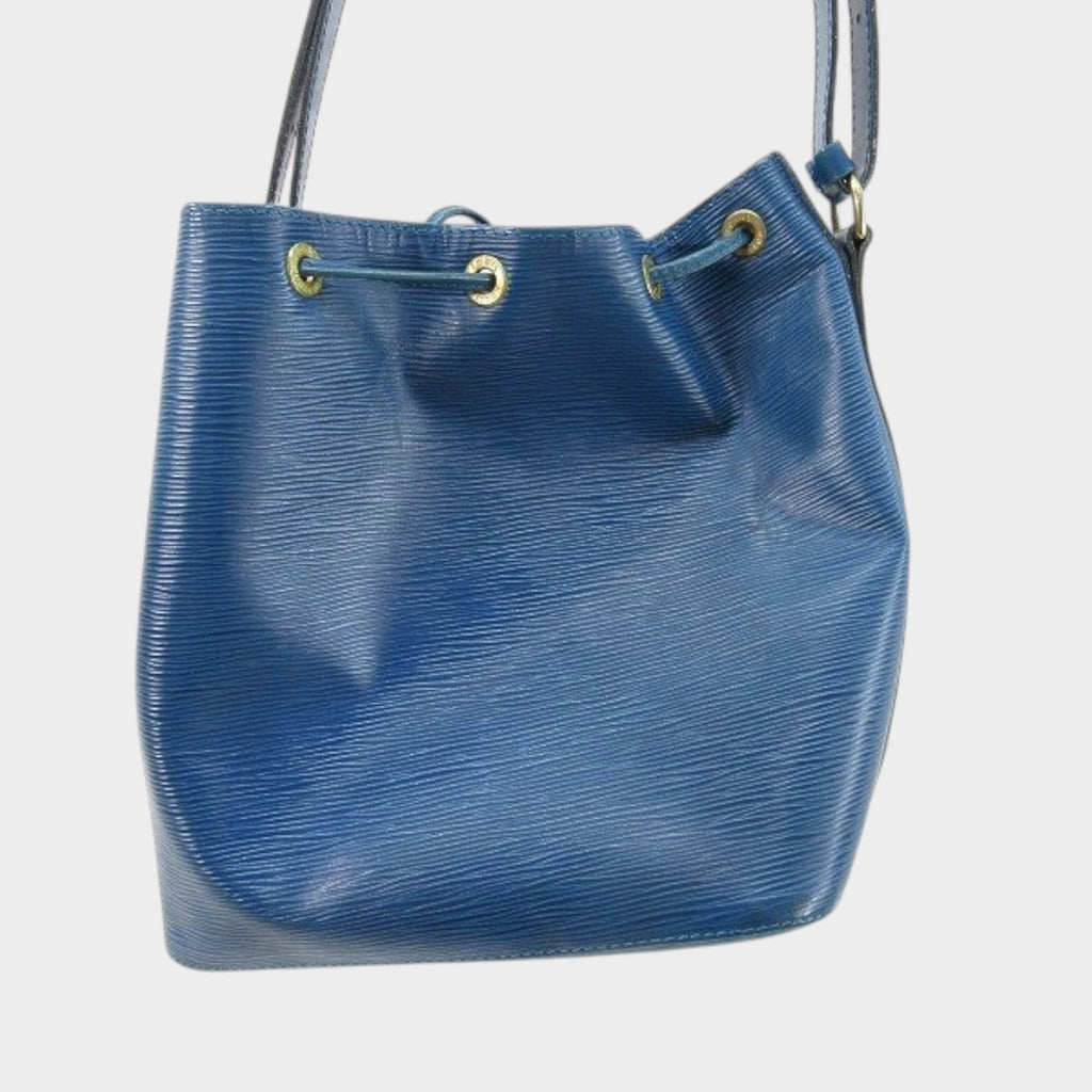 LOUIS VUITTON Epi Petit Noé Shoulder Bag, Blue, M44105 /080