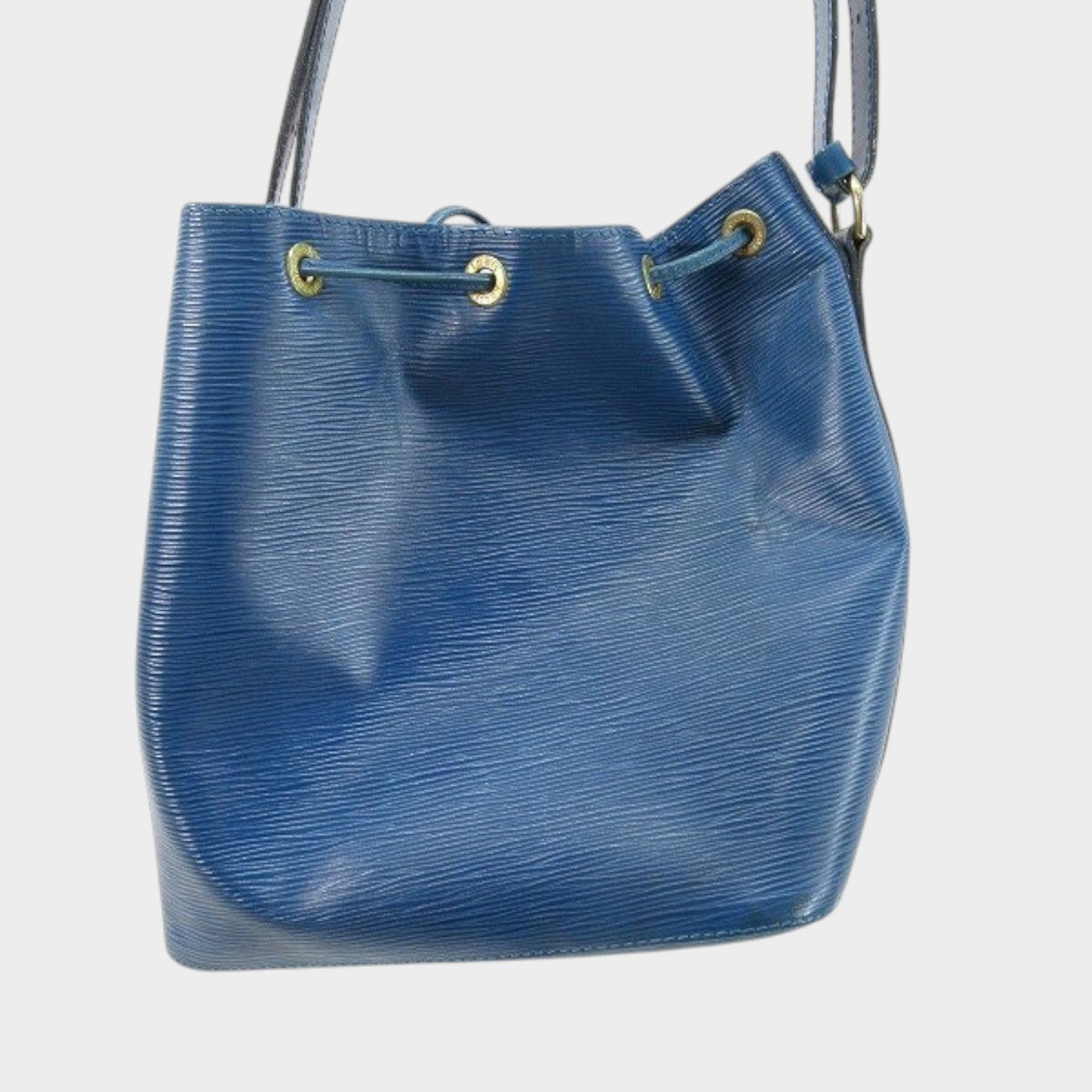 LOUIS VUITTON Epi Petit Noé Shoulder Bag, Blue, M44105 /080