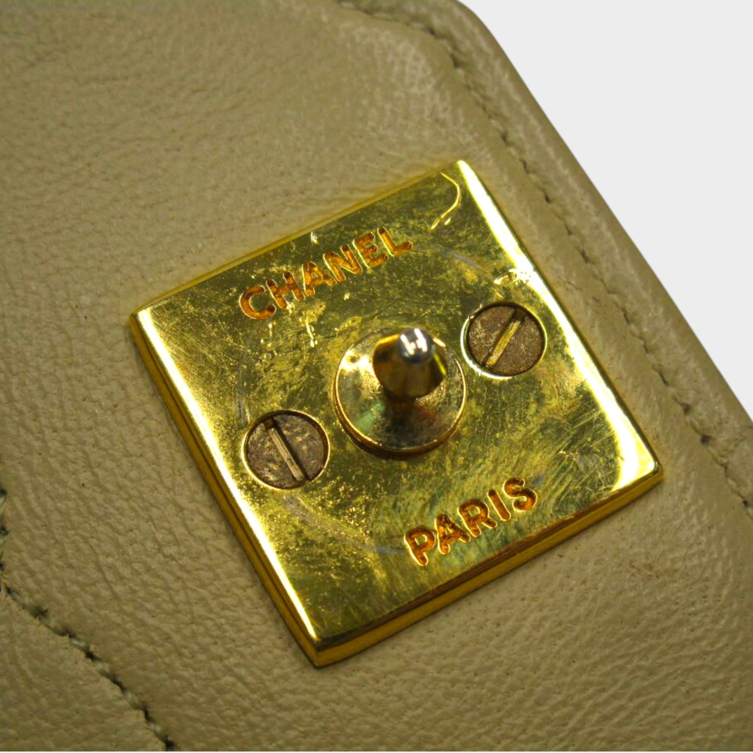 CHANEL Chanel Women's Shoulder Bag Beige Old Vintage