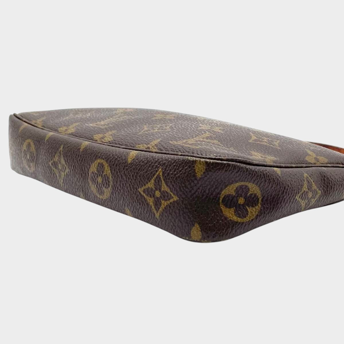 Excellent Condition LOUIS VUITTON Monogram Pochette Accessoires Accessory Pouch Handbag M51980 VI0031