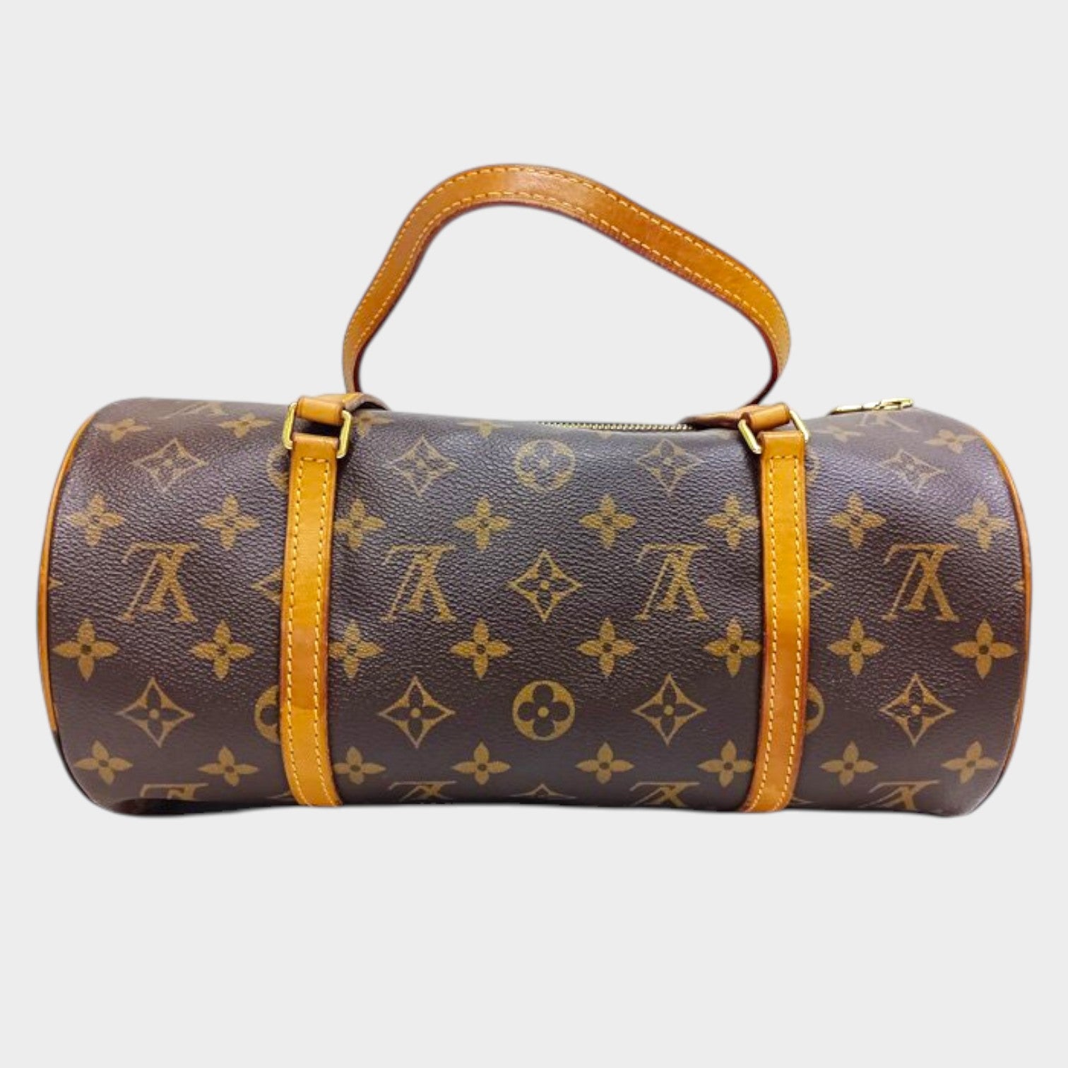 Louis Vuitton M51385 Papillon 30 Monogram Brown Gold Hardware Handbag Vintage