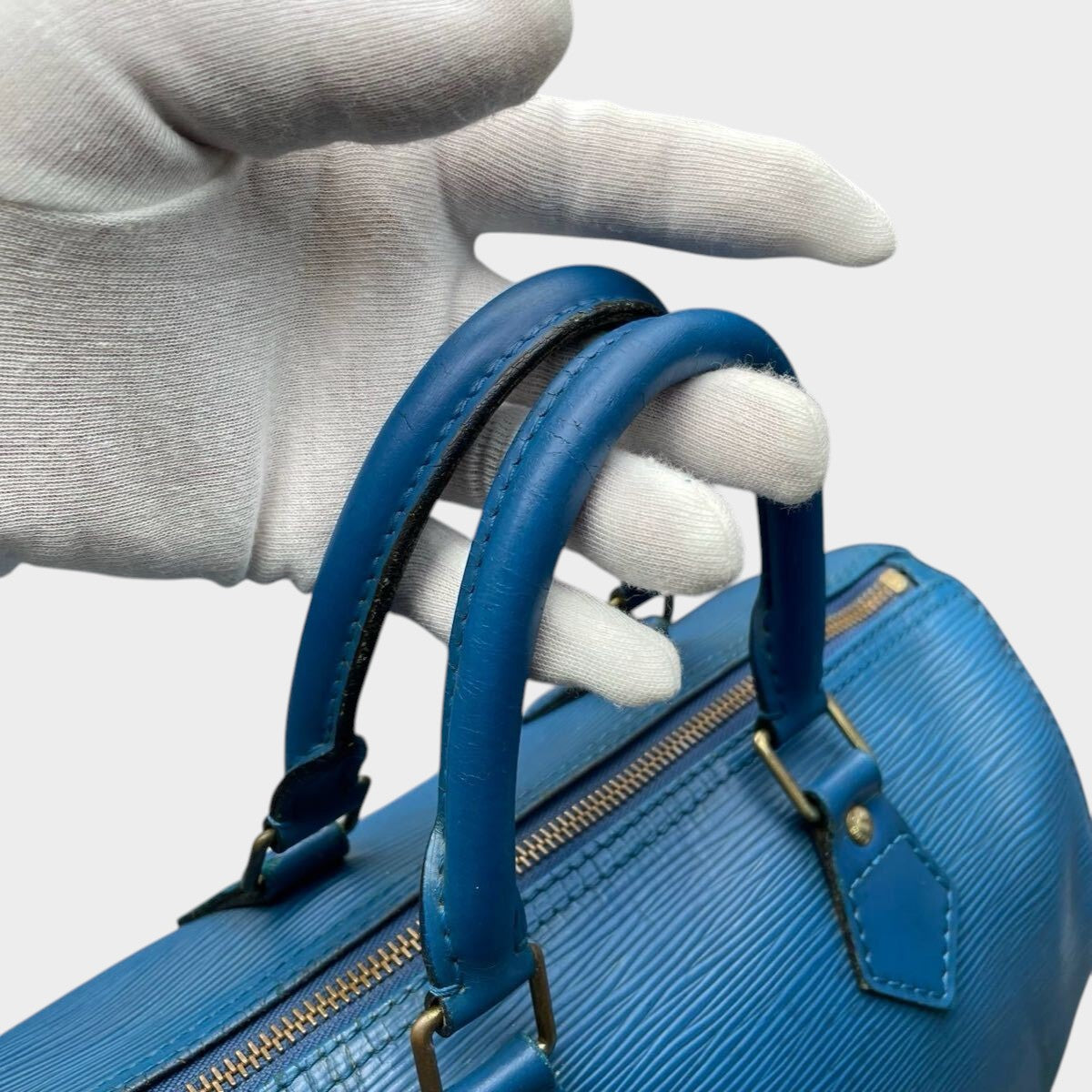 LOUIS VUITTON Epi Speedy 25 M43017 Handbag Serial SP1915