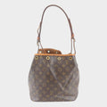 Louis Vuitton Monogram Petit Noe M42226 Leather Shoulder Bag, Handbag, Women's