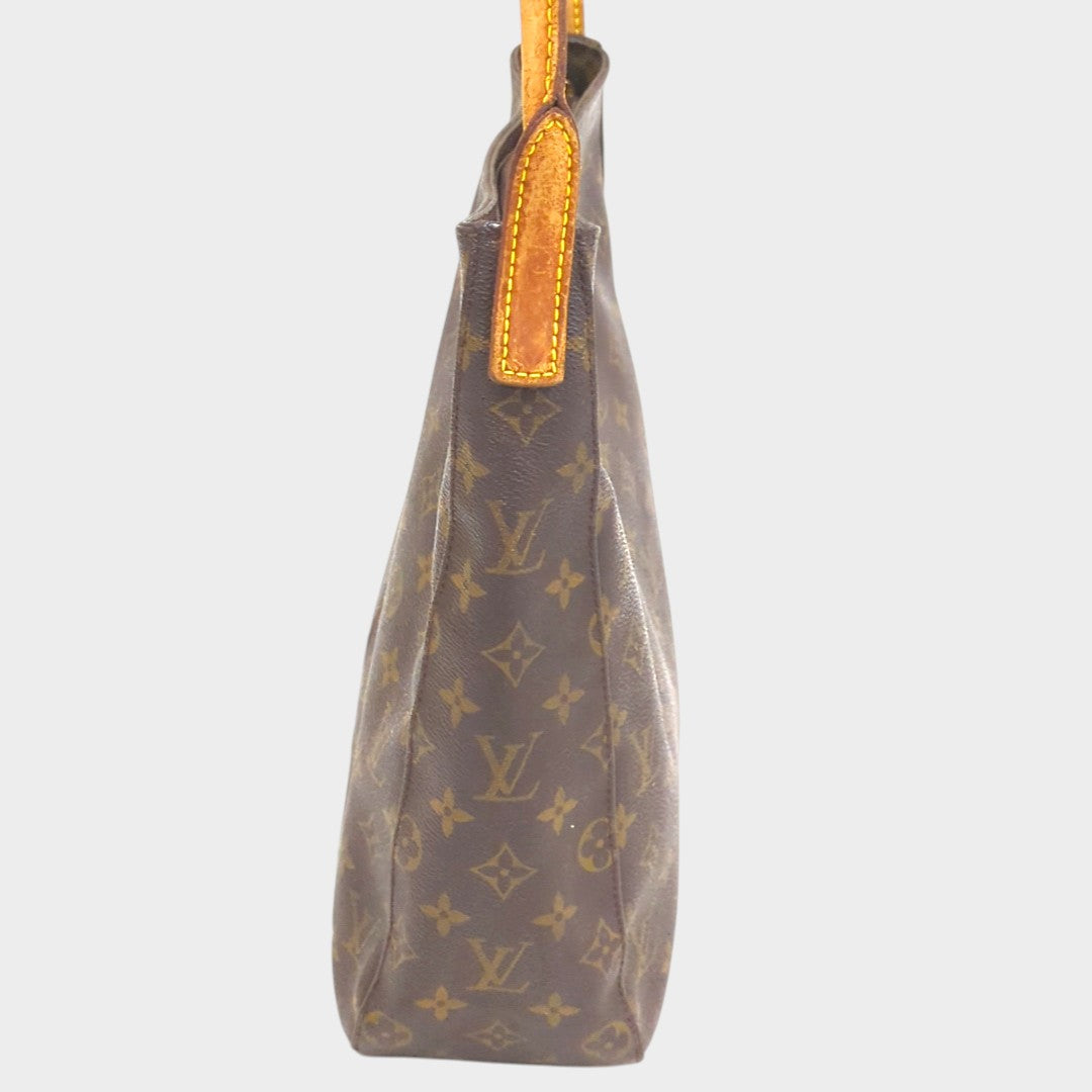 Louis Vuitton Monogram Looping GM Shoulder Bag M51145 One-Shoulder Bag with Padlock