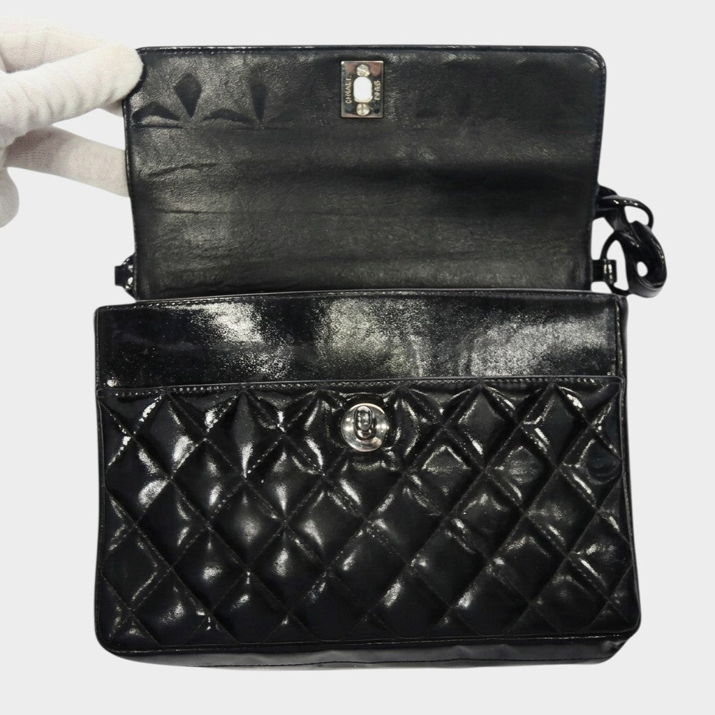 CHANEL Matelassé Chain Handbag, Coco Mark, Tasche