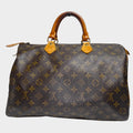 Authenticated Louis Vuitton Monogram Handbag Louis Vuitton Approx Speedy 35