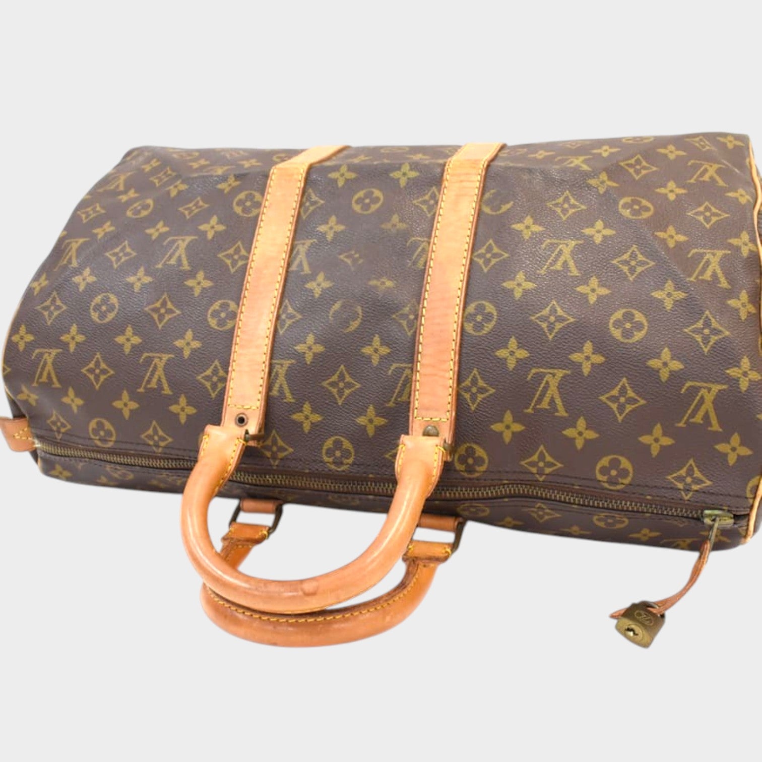 LOUIS VUITTON Keepall 45 Boston Bag M41428 Tasche Canvas Leathe