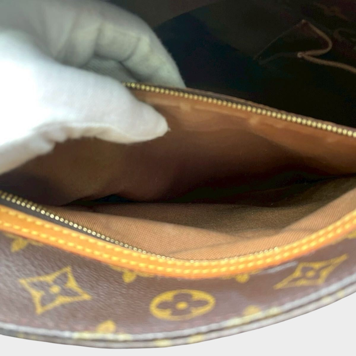 Louis Vuitton Monogram Sac Shopping Tote Bag M51108 Serial MB0021