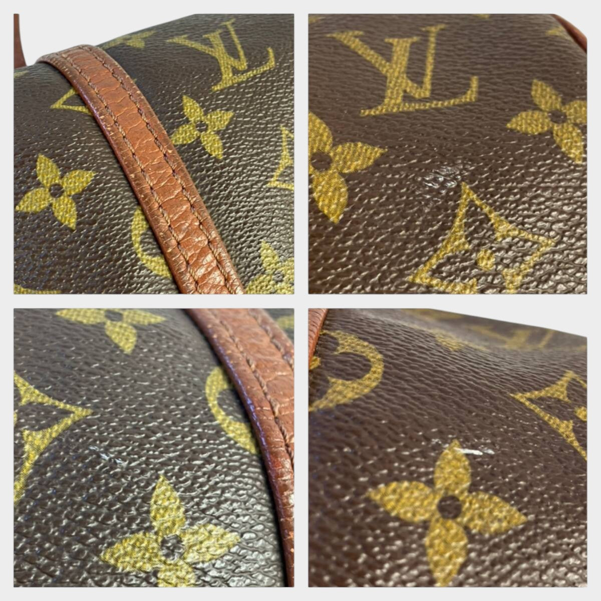 LOUIS VUITTON Monogram Papillon Handbag, Brown, No serial number, Tasche
