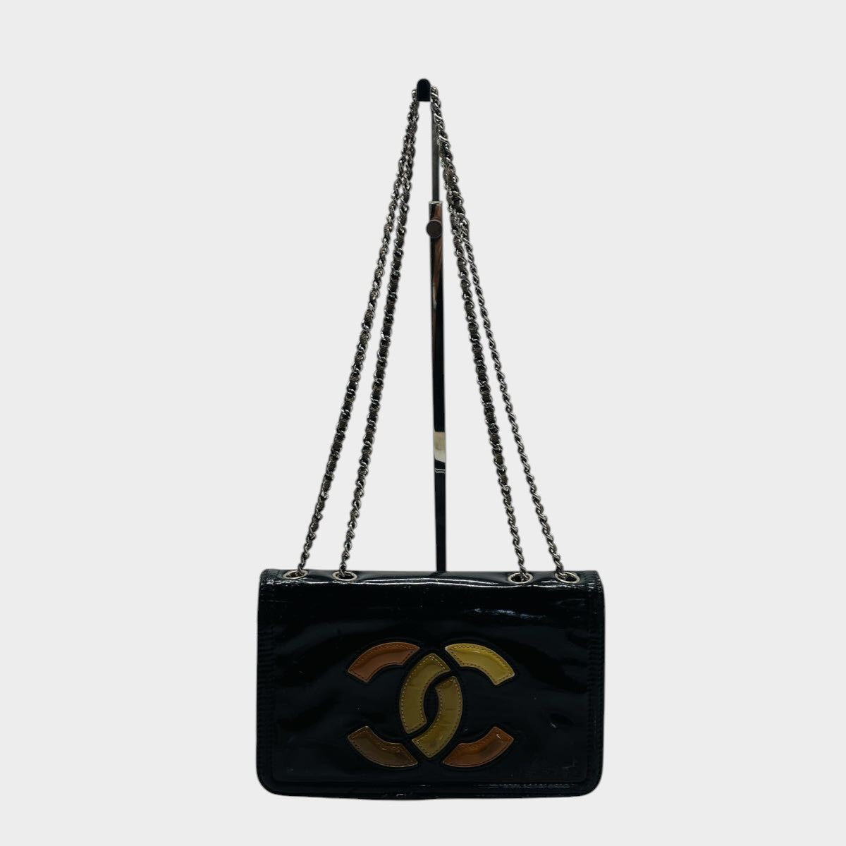 CHANEL Lipstick Coco Mark Enamel Double Chain Tasche Bag, Serie